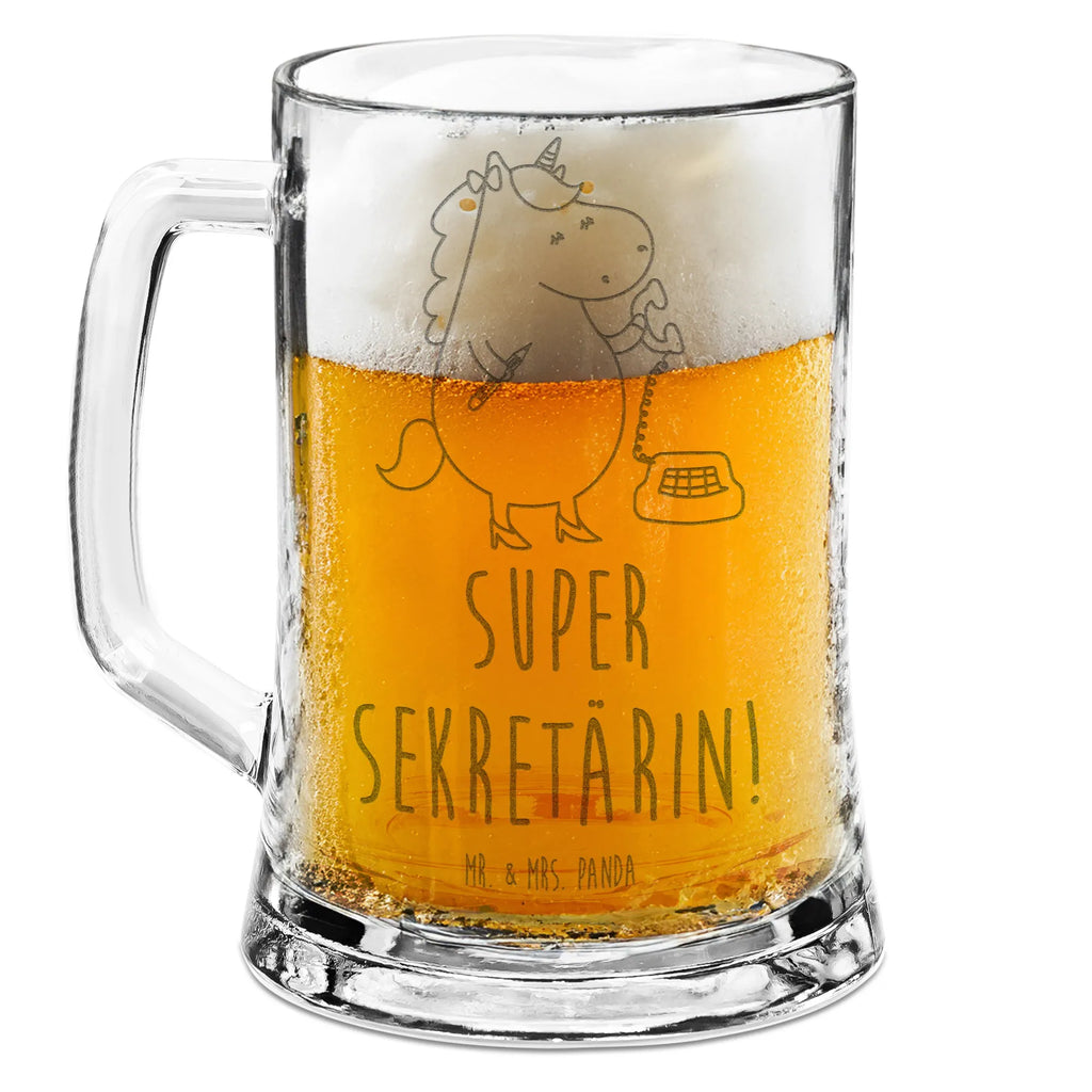 Gravur Bierkrug Einhorn Sekretärin Bierkrug, Bier Krug, Bierkrug Glas, Vatertag, Einhorn, Einhörner, Einhorn Deko, Unicorn, Sekretärin, Büro, Rechtsanwältin, Rechtsanwaltsgehilfin, Steuerbüro, Steuerkanzlei, Bürokraft, Bürohilfe