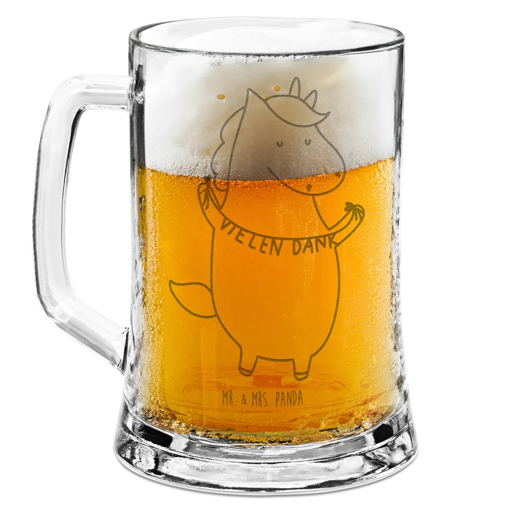 Gravur Bierkrug Einhorn Dankeschön Bierkrug, Bier Krug, Bierkrug Glas, Vatertag, Einhorn, Einhörner, Einhorn Deko, Unicorn, Danke, vielen Dank, Dankeschön, Danksagung