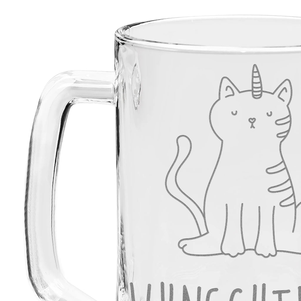 Personalisierter Gravur Bierkrug Einhorn Katze Personalisierter Bierkrug, Personalisierter Bier Krug, Personalisiertes Bierkrug Glas, Bierkrug mit Namen, Bier Krug mit Namen, Bierkrug Glas mit Namen, Vatertag, Wunschtext, Wunschname, Personalisierbar, Selbst gestalten, Einhorn, Einhörner, Einhorn Deko, Pegasus, Unicorn, Katzer, Mieze, Regenbogen, Glitzer, Einhornpower, Erwachsenwerden, Katze, Katzenhorn, Einhornkatze, Kittyhorn