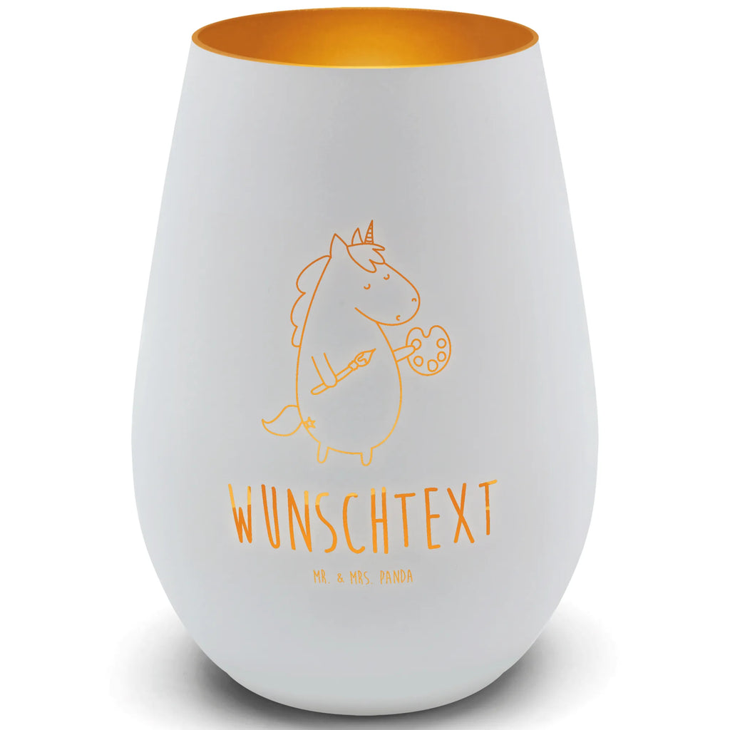 Gold Windlicht Personalisiert Einhorn Künstler Personalisiertes Windlicht, Personalisiertes Teelicht, Personalisiertes Graviertes Windlicht, Personalisiertes Windlicht Gravur, Personalisierte Kerze, Personalisiertes Windlicht aus Glas, Personalisiertes Teelicht aus Glas, Personalisiertes Windlicht mit Namen, Teelicht mit Namen, Graviertes Windlicht mit Namen, Windlicht Gravur mit Namen, Kerze mit Namen, Windlicht aus Glas mit Namen, Teelicht aus Glas mit Namen, Wunschtext, Personalisierbar, Selbst gestalten, Einhorn, Einhörner, Einhorn Deko, Pegasus, Unicorn, Englisch, Künstler, Artist, Malen, Zeichnen, Welt, Farbe, Stift, Pinsel, Geschenk, Maler