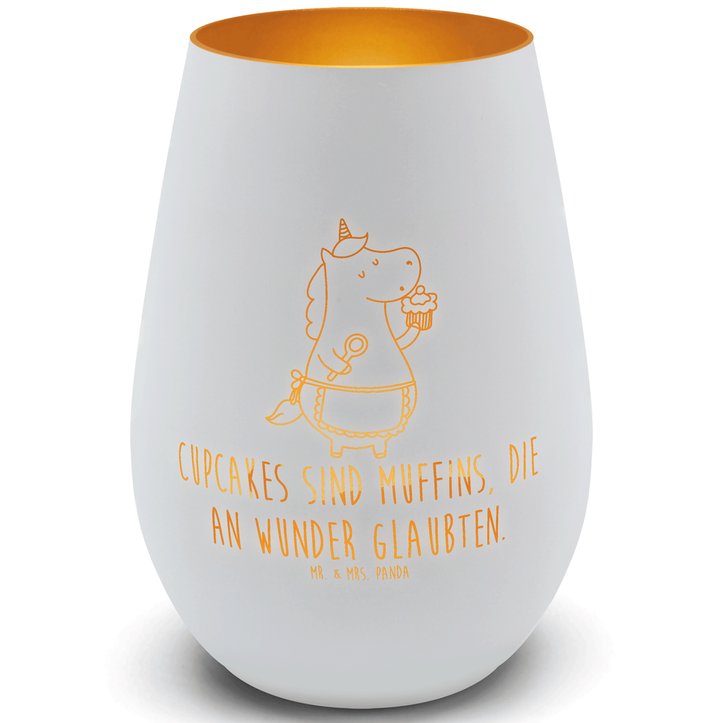 Gold Windlicht Einhorn Küche Windlicht, Teelicht, Graviertes Windlicht, Windlicht Gravur, Kerze, Windlicht aus Glas, Teelicht aus Glas, Einhorn, Einhörner, Einhorn Deko, Pegasus, Unicorn, backen, Muffin, Motivation, Träumer, träumen, Bäckerin, Hobbykoch, Koch, Torte, Kuchen