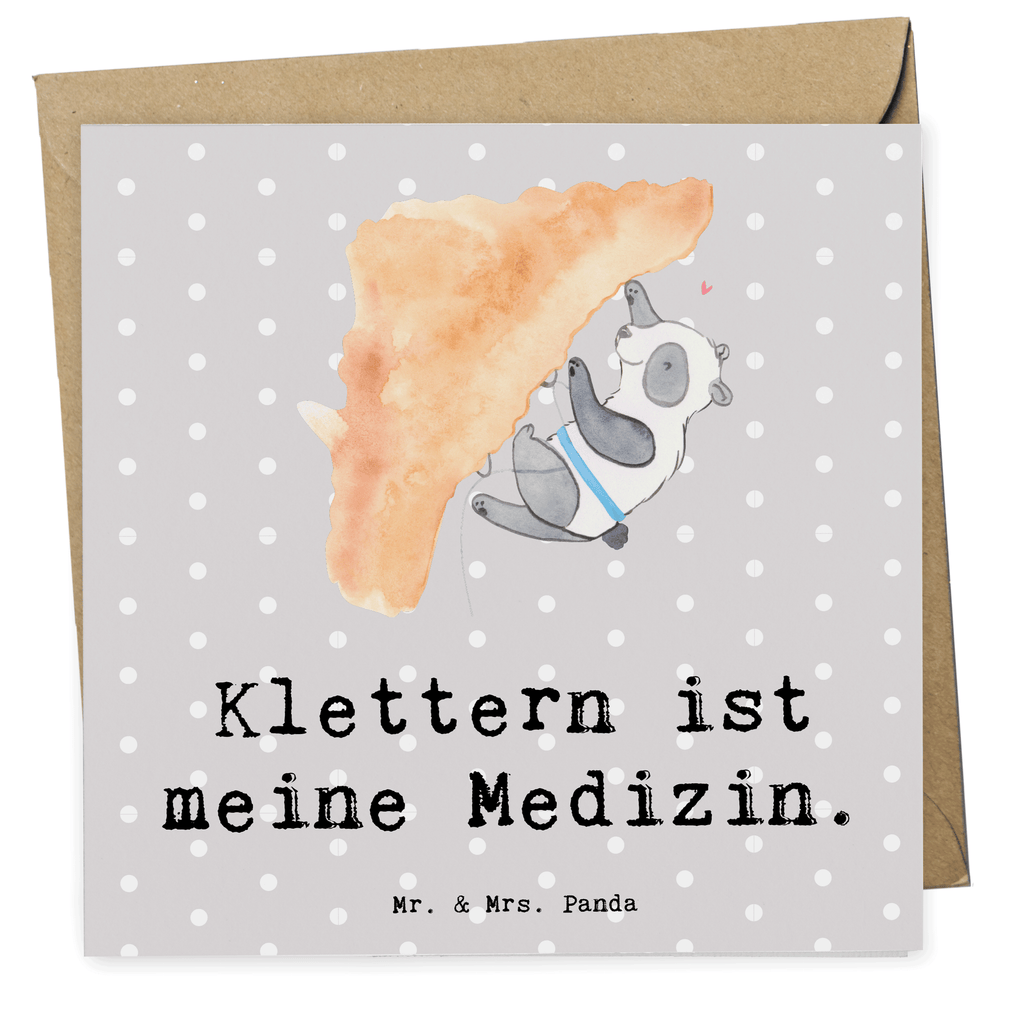 Deluxe Karte Panda Klettern Karte, Grußkarte, Klappkarte, Einladungskarte, Glückwunschkarte, Hochzeitskarte, Geburtstagskarte, Hochwertige Grußkarte, Hochwertige Klappkarte, Geschenk, Sport, Sportart, Hobby, Schenken, Danke, Dankeschön, Auszeichnung, Gewinn, Sportler, Klettern, Bouldern, Kletterhalle, Klettersport