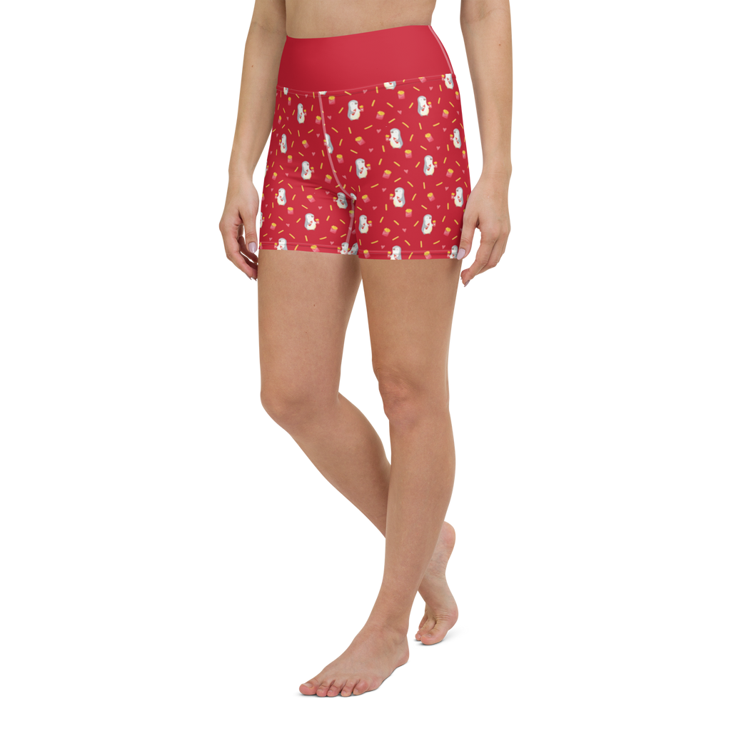 Yoga Shorts Pinguin Pommes Muster Yoga Shorts, Yogashorts, Sporthose, Sportshorts, Fitnesshose, Sportshorts Damen, Yoga Shorts Damen, Yogabekleidung, Sportbekleidung, Liebe, Partner, Freund, Freundin, Ehemann, Ehefrau, Heiraten, Verlobung, Heiratsantrag, Liebesgeschenk, Jahrestag, Hocheitstag, Valentinstag, Geschenk für Frauen, Hochzeitstag, Mitbringsel, Geschenk für Freundin, Geschenk für Partner, Liebesbeweis, für Männer, für Ehemann