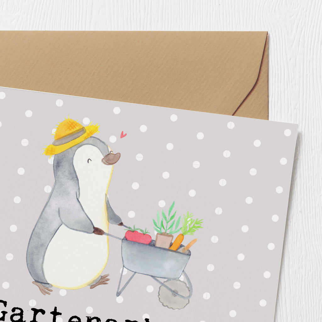 Deluxe Karte Pinguin Gartenarbeit Karte, Grußkarte, Klappkarte, Einladungskarte, Glückwunschkarte, Hochzeitskarte, Geburtstagskarte, Hochwertige Grußkarte, Hochwertige Klappkarte, Geschenk, Sport, Sportart, Hobby, Schenken, Danke, Dankeschön, Auszeichnung, Gewinn, Sportler, Gartenarbeit, Urban gardening, Gärtnern, Gartenpflege