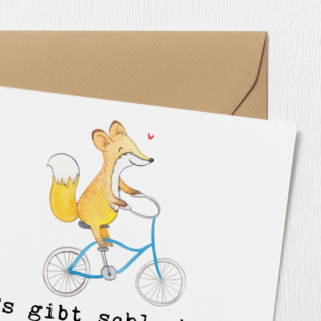 Deluxe Karte Fuchs Fahrrad fahren Karte, Grußkarte, Klappkarte, Einladungskarte, Glückwunschkarte, Hochzeitskarte, Geburtstagskarte, Hochwertige Grußkarte, Hochwertige Klappkarte, Geschenk, Sport, Sportart, Hobby, Schenken, Danke, Dankeschön, Auszeichnung, Gewinn, Sportler, Fahrrad fahren, Radeln, Trekking, Mountainbiking, Radsport