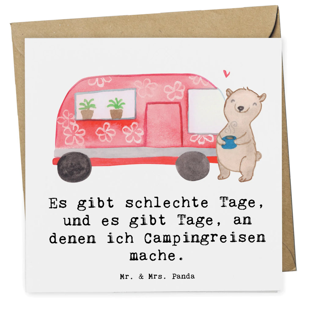 Deluxe Karte Bär Camper Karte, Grußkarte, Klappkarte, Einladungskarte, Glückwunschkarte, Hochzeitskarte, Geburtstagskarte, Hochwertige Grußkarte, Hochwertige Klappkarte, Geschenk, Sport, Sportart, Hobby, Schenken, Danke, Dankeschön, Auszeichnung, Gewinn, Sportler, Camper, Campen, Zelten, Campingplatz, Wohnmobil, Roadtrip, Urlaub