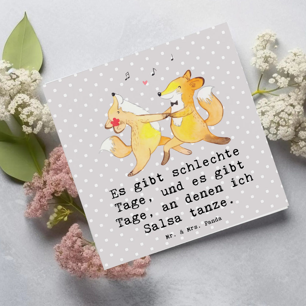 Deluxe Karte Füchse Salsa tanzen Karte, Grußkarte, Klappkarte, Einladungskarte, Glückwunschkarte, Hochzeitskarte, Geburtstagskarte, Hochwertige Grußkarte, Hochwertige Klappkarte, Geschenk, Sport, Sportart, Hobby, Schenken, Danke, Dankeschön, Auszeichnung, Gewinn, Sportler, Salsa tanzen, Tanzschule, Tanzen, Tanzkurs