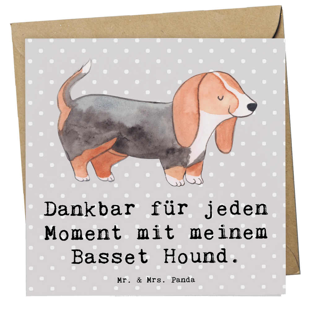 Deluxe Karte Basset Hound Moment Karte, Grußkarte, Klappkarte, Einladungskarte, Glückwunschkarte, Hochzeitskarte, Geburtstagskarte, Hochwertige Grußkarte, Hochwertige Klappkarte, Hund, Hunderasse, Rassehund, Hundebesitzer, Geschenk, Tierfreund, Schenken, Welpe, Basset Hound, Basset