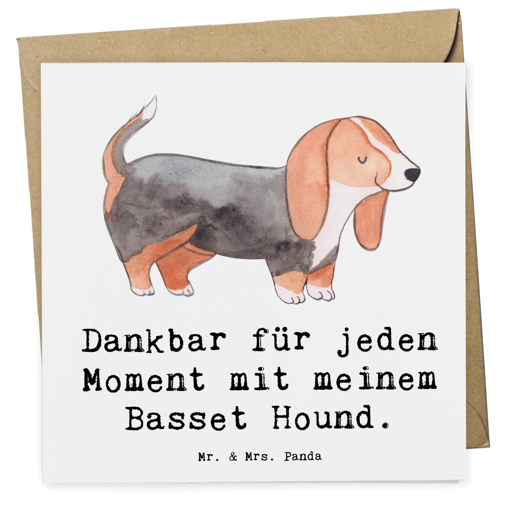 Deluxe Karte Basset Hound Moment Karte, Grußkarte, Klappkarte, Einladungskarte, Glückwunschkarte, Hochzeitskarte, Geburtstagskarte, Hochwertige Grußkarte, Hochwertige Klappkarte, Hund, Hunderasse, Rassehund, Hundebesitzer, Geschenk, Tierfreund, Schenken, Welpe, Basset Hound, Basset