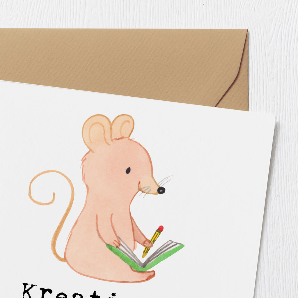 Deluxe Karte Maus Kreatives Schreiben Karte, Grußkarte, Klappkarte, Einladungskarte, Glückwunschkarte, Hochzeitskarte, Geburtstagskarte, Hochwertige Grußkarte, Hochwertige Klappkarte, Geschenk, Sport, Sportart, Hobby, Schenken, Danke, Dankeschön, Auszeichnung, Gewinn, Sportler, Kreatives Schreiben, creative writing, Literatur schreiben