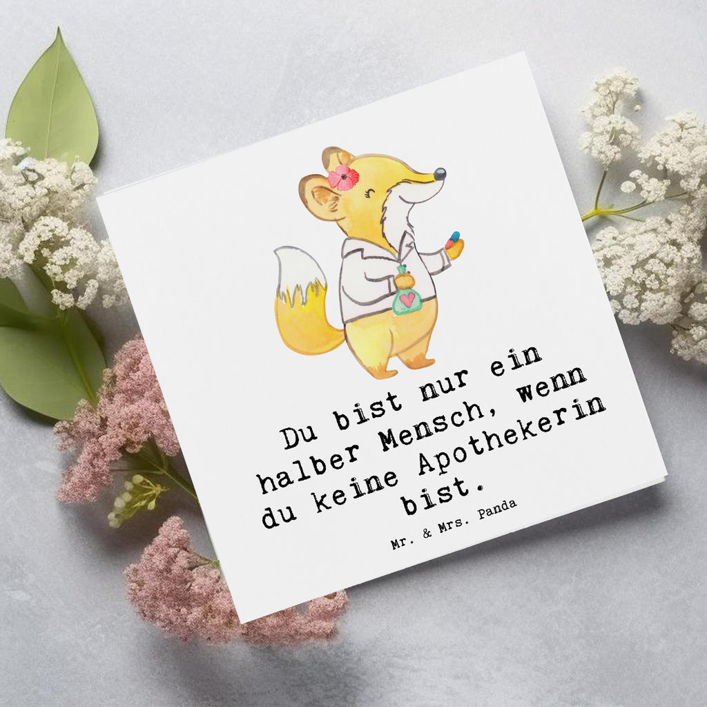 Deluxe Karte Apothekerin Herz Karte, Grußkarte, Klappkarte, Einladungskarte, Glückwunschkarte, Hochzeitskarte, Geburtstagskarte, Hochwertige Grußkarte, Hochwertige Klappkarte, Beruf, Ausbildung, Jubiläum, Abschied, Rente, Kollege, Kollegin, Geschenk, Schenken, Arbeitskollege, Mitarbeiter, Firma, Danke, Dankeschön, Apothekerin, Pharmazie, Staatsexamen, Approbation, Eröffnung Apotheke