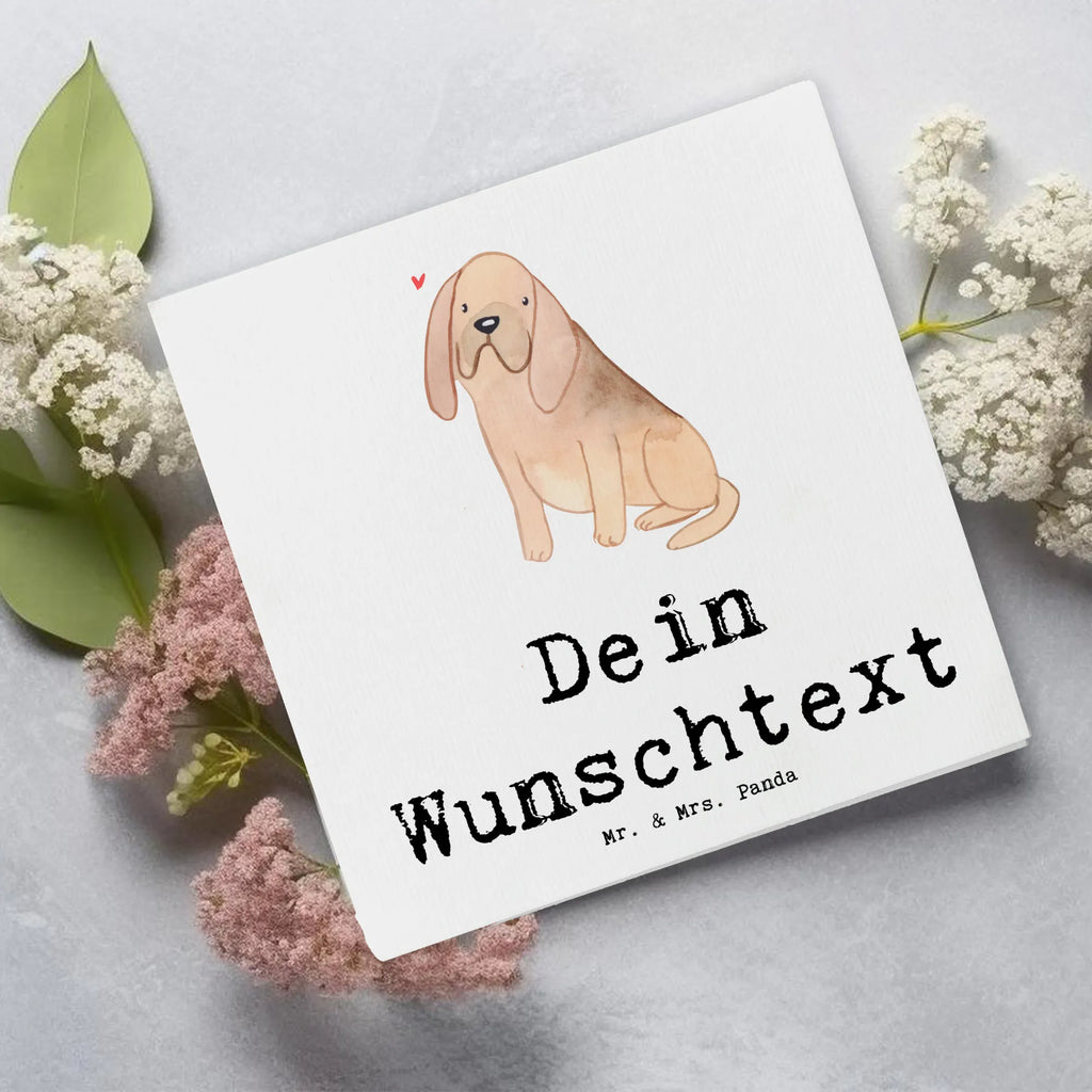 Personalisierte Deluxe Karte Bloodhound Lebensretter Personalisierte Grußkarte, Personalisiertere Klappkarte, Personalisierte Einladungskarte, Personalisierte Glückwunschkarte, Personalisierte Hochzeitskarte, Personalisierte Geburtstagskarte, Grußkarte mit Namen, Grußkarte selber drucken, Grußkarte selbst gestalten, Grußkarte mit persönlichen Nachrichten, Grußkarte als Geldgeschenk, Grußkarten personalisiert, Personalisierte Karte, Hund, Hunderasse, Rassehund, Hundebesitzer, Geschenk, Tierfreund, Schenken, Welpe, Bluthund, Bloodhound, St. Hubertushund, Chien de Saint Hubert