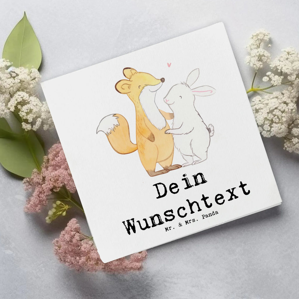 Personalisierte Deluxe Karte Fuchs Hase Freunde treffen Personalisierte Grußkarte, Personalisiertere Klappkarte, Personalisierte Einladungskarte, Personalisierte Glückwunschkarte, Personalisierte Hochzeitskarte, Personalisierte Geburtstagskarte, Grußkarte mit Namen, Grußkarte selber drucken, Grußkarte selbst gestalten, Grußkarte mit persönlichen Nachrichten, Grußkarte als Geldgeschenk, Grußkarten personalisiert, Personalisierte Karte, Geschenk, Sport, Sportart, Hobby, Schenken, Danke, Dankeschön, Auszeichnung, Gewinn, Sportler, Freunde treffen