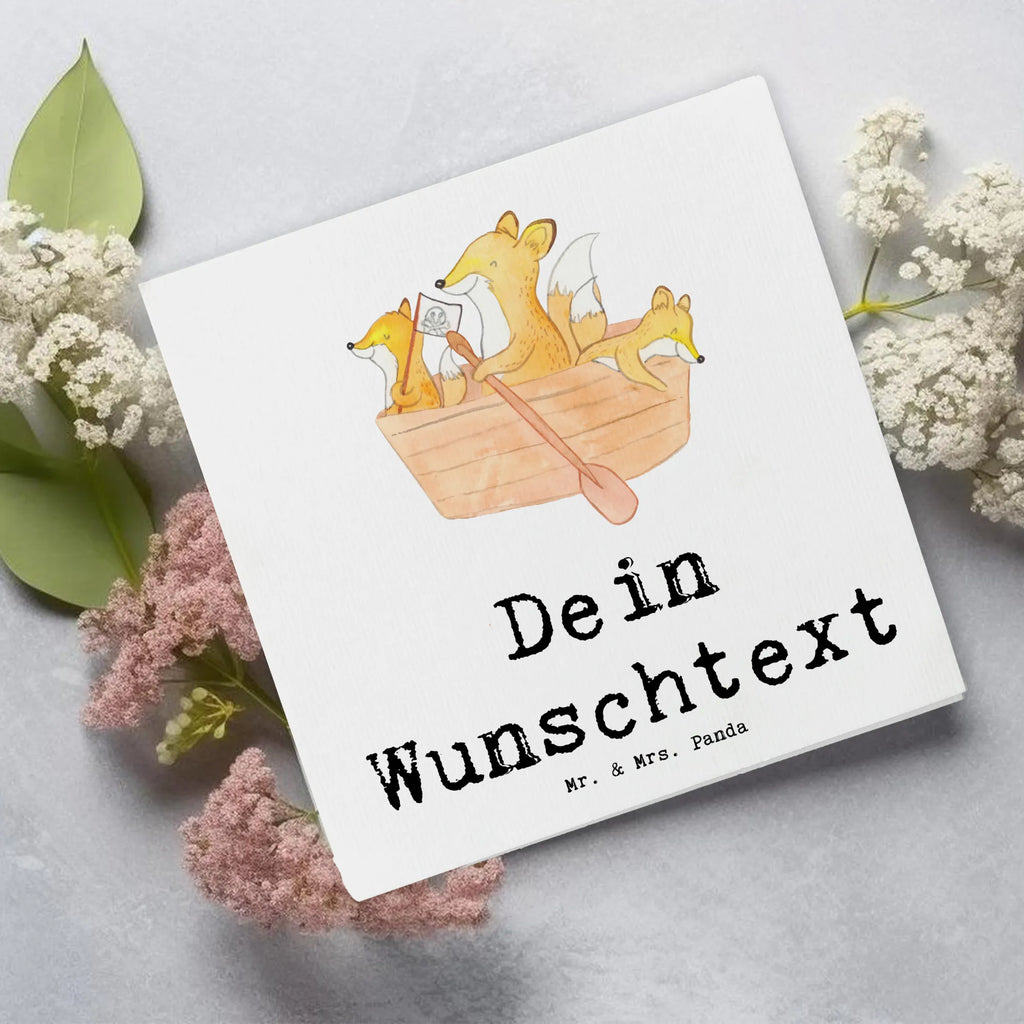 Personalisierte Deluxe Karte Fuchs Kanufahren Personalisierte Grußkarte, Personalisiertere Klappkarte, Personalisierte Einladungskarte, Personalisierte Glückwunschkarte, Personalisierte Hochzeitskarte, Personalisierte Geburtstagskarte, Grußkarte mit Namen, Grußkarte selber drucken, Grußkarte selbst gestalten, Grußkarte mit persönlichen Nachrichten, Grußkarte als Geldgeschenk, Grußkarten personalisiert, Personalisierte Karte, Geschenk, Sport, Sportart, Hobby, Schenken, Danke, Dankeschön, Auszeichnung, Gewinn, Sportler, Kanu fahren, Kanu Schule, Kanuverleih, Kanutour, Paddeltour