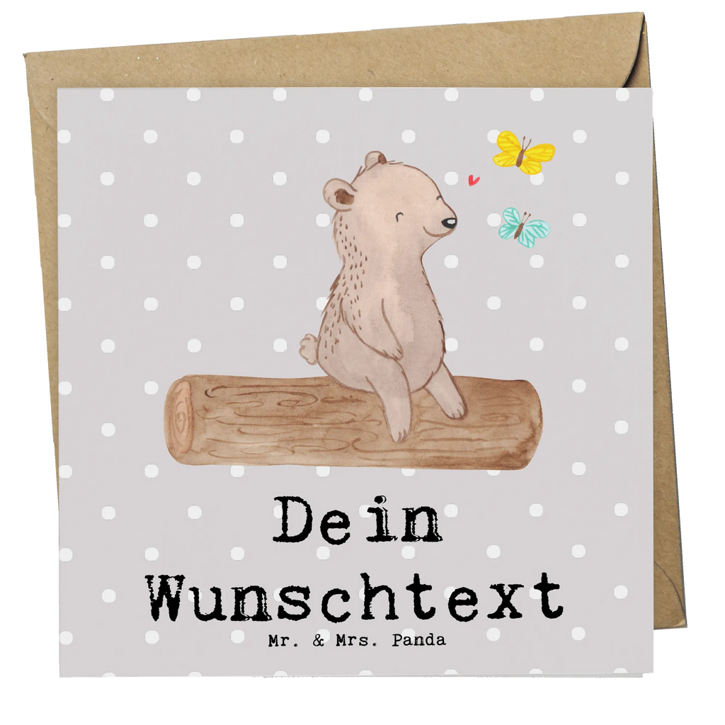 Personalisierte Deluxe Karte Bär Naturliebhaber Personalisierte Grußkarte, Personalisiertere Klappkarte, Personalisierte Einladungskarte, Personalisierte Glückwunschkarte, Personalisierte Hochzeitskarte, Personalisierte Geburtstagskarte, Grußkarte mit Namen, Grußkarte selber drucken, Grußkarte selbst gestalten, Grußkarte mit persönlichen Nachrichten, Grußkarte als Geldgeschenk, Grußkarten personalisiert, Personalisierte Karte, Geschenk, Sport, Sportart, Hobby, Schenken, Danke, Dankeschön, Auszeichnung, Gewinn, Sportler, Naturliebhaber, Outdoor, Wandern, Nature Lover