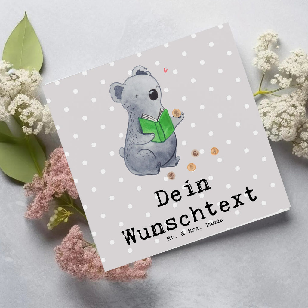 Personalisierte Deluxe Karte Koala Münzen sammeln Personalisierte Grußkarte, Personalisiertere Klappkarte, Personalisierte Einladungskarte, Personalisierte Glückwunschkarte, Personalisierte Hochzeitskarte, Personalisierte Geburtstagskarte, Grußkarte mit Namen, Grußkarte selber drucken, Grußkarte selbst gestalten, Grußkarte mit persönlichen Nachrichten, Grußkarte als Geldgeschenk, Grußkarten personalisiert, Personalisierte Karte, Geschenk, Sport, Sportart, Hobby, Schenken, Danke, Dankeschön, Auszeichnung, Gewinn, Sportler, Münzen sammeln, Numismatik, Münzen aus aller Welt