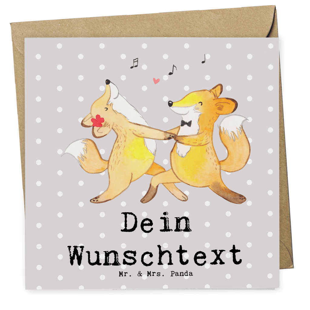 Personalisierte Deluxe Karte Füchse Salsa tanzen Personalisierte Grußkarte, Personalisiertere Klappkarte, Personalisierte Einladungskarte, Personalisierte Glückwunschkarte, Personalisierte Hochzeitskarte, Personalisierte Geburtstagskarte, Grußkarte mit Namen, Grußkarte selber drucken, Grußkarte selbst gestalten, Grußkarte mit persönlichen Nachrichten, Grußkarte als Geldgeschenk, Grußkarten personalisiert, Personalisierte Karte, Geschenk, Sport, Sportart, Hobby, Schenken, Danke, Dankeschön, Auszeichnung, Gewinn, Sportler, Salsa tanzen, Tanzschule, Tanzen, Tanzkurs