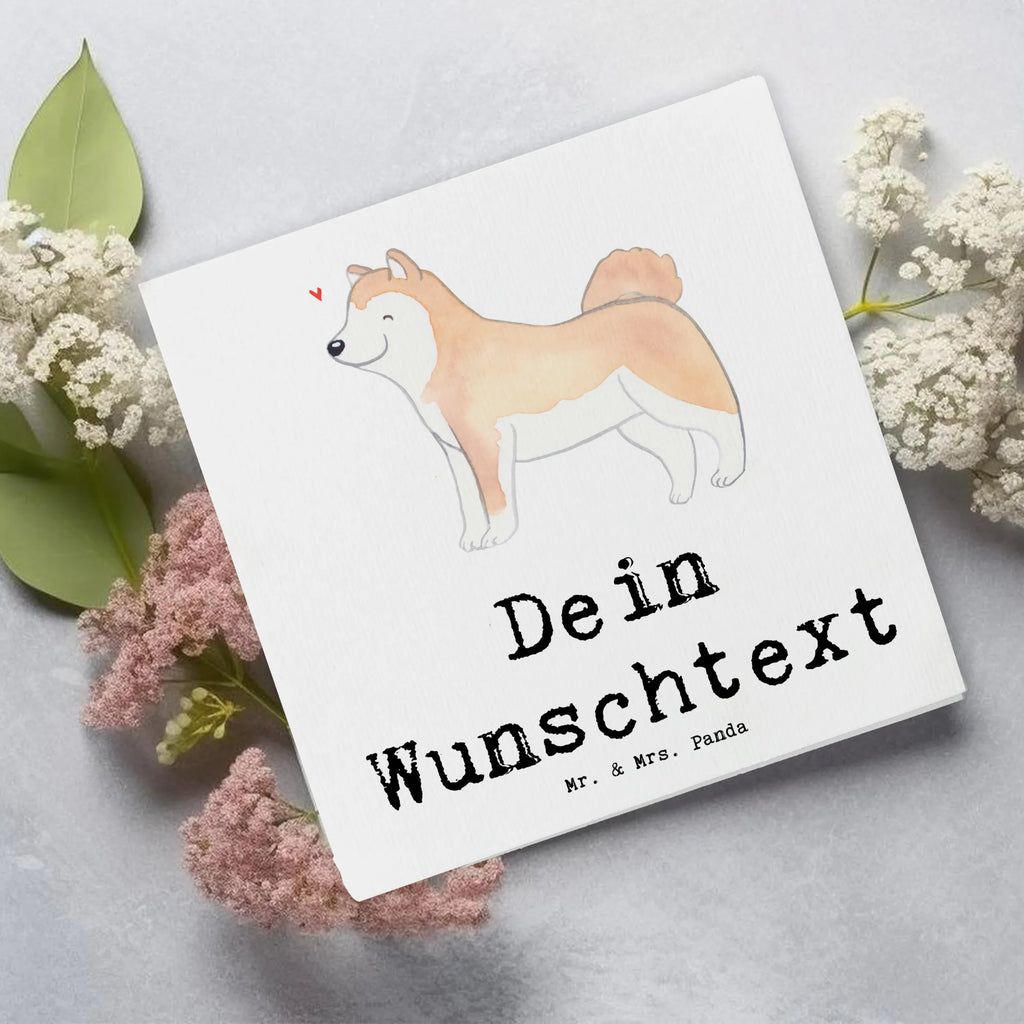 Personalisierte Deluxe Karte Akita Inu Lebensretter Personalisierte Grußkarte, Personalisiertere Klappkarte, Personalisierte Einladungskarte, Personalisierte Glückwunschkarte, Personalisierte Hochzeitskarte, Personalisierte Geburtstagskarte, Grußkarte mit Namen, Grußkarte selber drucken, Grußkarte selbst gestalten, Grußkarte mit persönlichen Nachrichten, Grußkarte als Geldgeschenk, Grußkarten personalisiert, Personalisierte Karte, Hund, Hunderasse, Rassehund, Hundebesitzer, Geschenk, Tierfreund, Schenken, Welpe