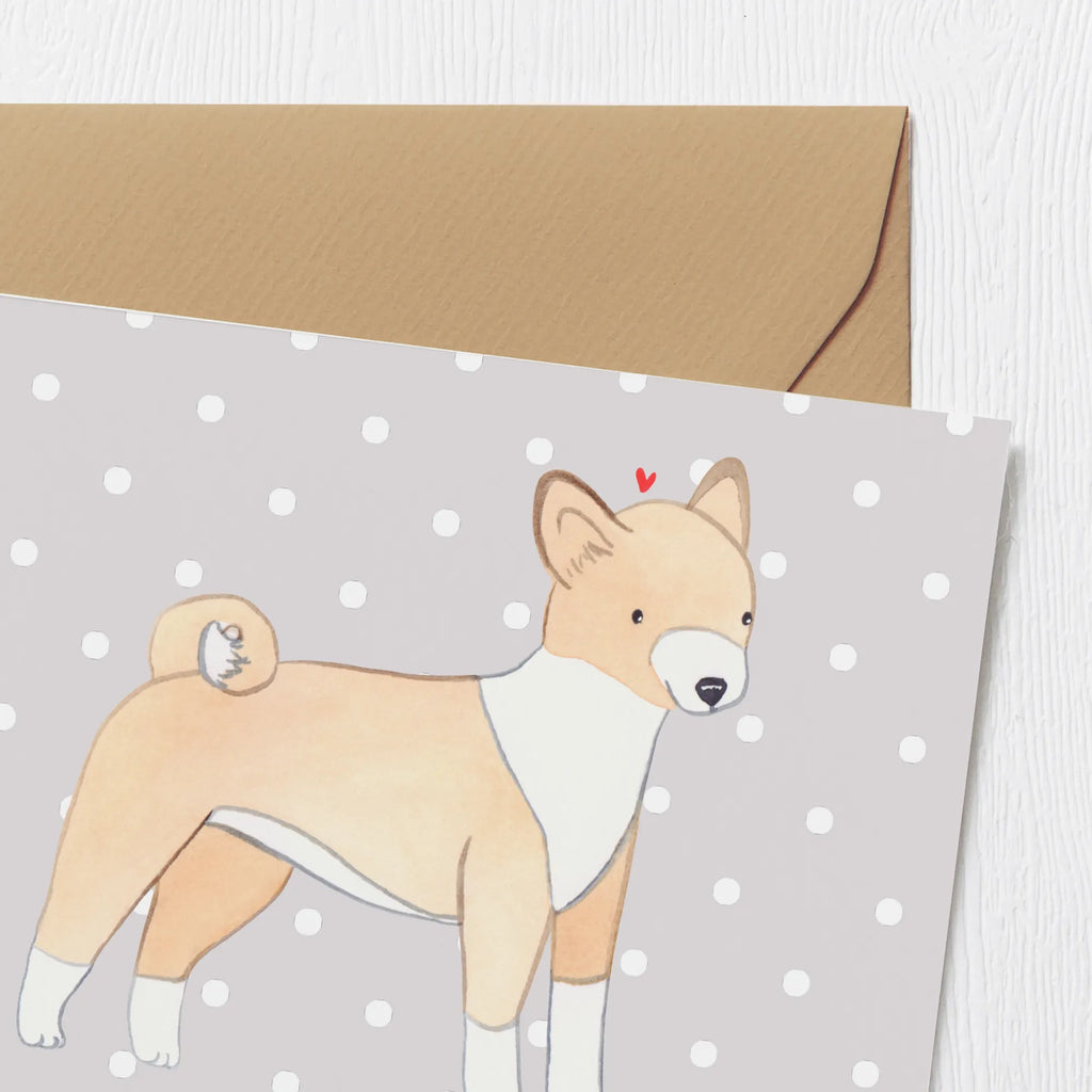 Personalisierte Deluxe Karte Basenji Lebensretter Personalisierte Grußkarte, Personalisiertere Klappkarte, Personalisierte Einladungskarte, Personalisierte Glückwunschkarte, Personalisierte Hochzeitskarte, Personalisierte Geburtstagskarte, Grußkarte mit Namen, Grußkarte selber drucken, Grußkarte selbst gestalten, Grußkarte mit persönlichen Nachrichten, Grußkarte als Geldgeschenk, Grußkarten personalisiert, Personalisierte Karte, Hund, Hunderasse, Rassehund, Hundebesitzer, Geschenk, Tierfreund, Schenken, Welpe, Kongo-Terrier, Basenji