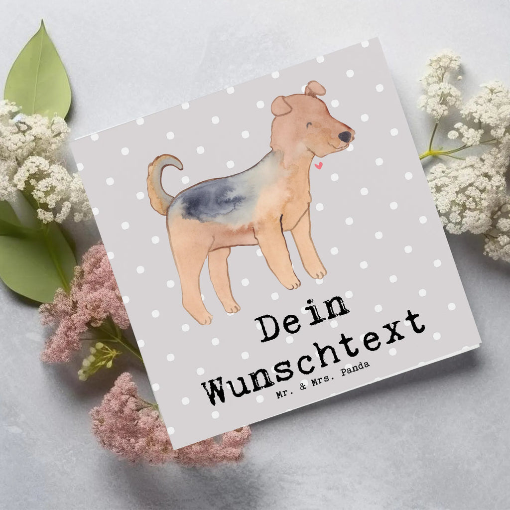 Personalisierte Deluxe Karte Airedale Terrier Lebensretter Personalisierte Grußkarte, Personalisiertere Klappkarte, Personalisierte Einladungskarte, Personalisierte Glückwunschkarte, Personalisierte Hochzeitskarte, Personalisierte Geburtstagskarte, Grußkarte mit Namen, Grußkarte selber drucken, Grußkarte selbst gestalten, Grußkarte mit persönlichen Nachrichten, Grußkarte als Geldgeschenk, Grußkarten personalisiert, Personalisierte Karte, Hund, Hunderasse, Rassehund, Hundebesitzer, Geschenk, Tierfreund, Schenken, Welpe