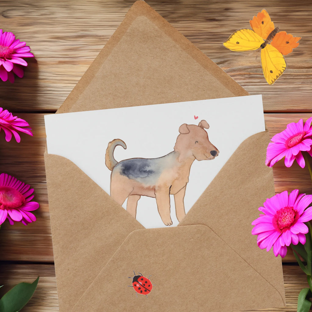 Personalisierte Deluxe Karte Airedale Terrier Lebensretter Personalisierte Grußkarte, Personalisiertere Klappkarte, Personalisierte Einladungskarte, Personalisierte Glückwunschkarte, Personalisierte Hochzeitskarte, Personalisierte Geburtstagskarte, Grußkarte mit Namen, Grußkarte selber drucken, Grußkarte selbst gestalten, Grußkarte mit persönlichen Nachrichten, Grußkarte als Geldgeschenk, Grußkarten personalisiert, Personalisierte Karte, Hund, Hunderasse, Rassehund, Hundebesitzer, Geschenk, Tierfreund, Schenken, Welpe