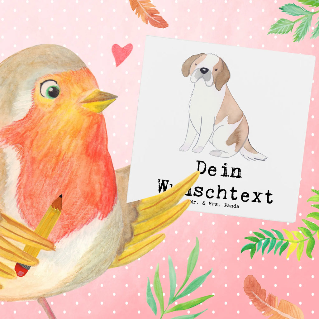 Personalisierte Deluxe Karte Saint Bernard Lebensretter Personalisierte Grußkarte, Personalisiertere Klappkarte, Personalisierte Einladungskarte, Personalisierte Glückwunschkarte, Personalisierte Hochzeitskarte, Personalisierte Geburtstagskarte, Grußkarte mit Namen, Grußkarte selber drucken, Grußkarte selbst gestalten, Grußkarte mit persönlichen Nachrichten, Grußkarte als Geldgeschenk, Grußkarten personalisiert, Personalisierte Karte, Hund, Hunderasse, Rassehund, Hundebesitzer, Geschenk, Tierfreund, Schenken, Welpe, St. Bernhardshund, Chien du Saint-Bernard, Saint Bernard Dog, Perro San Bernardo, Saint Bernard