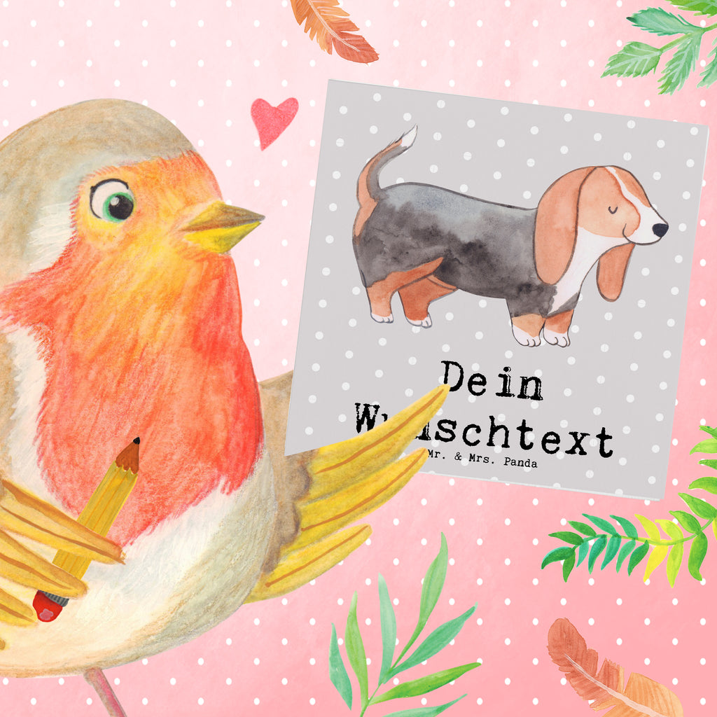 Personalisierte Deluxe Karte Basset Hound Lebensretter Personalisierte Grußkarte, Personalisiertere Klappkarte, Personalisierte Einladungskarte, Personalisierte Glückwunschkarte, Personalisierte Hochzeitskarte, Personalisierte Geburtstagskarte, Grußkarte mit Namen, Grußkarte selber drucken, Grußkarte selbst gestalten, Grußkarte mit persönlichen Nachrichten, Grußkarte als Geldgeschenk, Grußkarten personalisiert, Personalisierte Karte, Hund, Hunderasse, Rassehund, Hundebesitzer, Geschenk, Tierfreund, Schenken, Welpe, Basset Hound, Basset