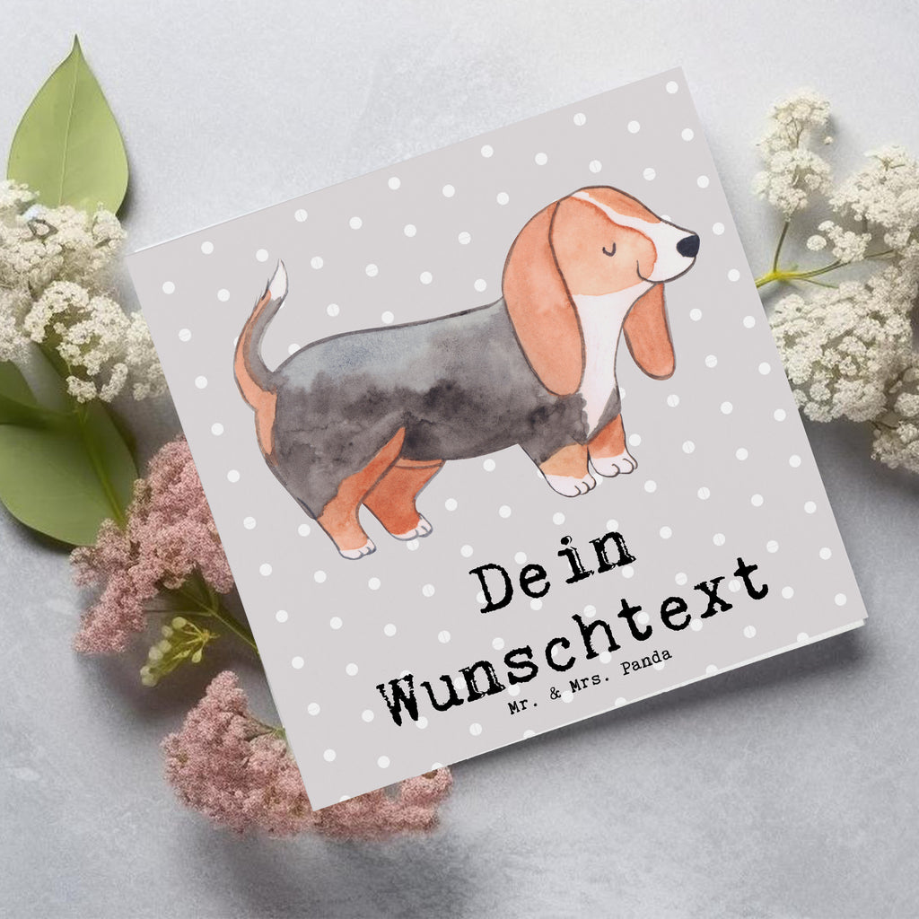 Personalisierte Deluxe Karte Basset Hound Lebensretter Personalisierte Grußkarte, Personalisiertere Klappkarte, Personalisierte Einladungskarte, Personalisierte Glückwunschkarte, Personalisierte Hochzeitskarte, Personalisierte Geburtstagskarte, Grußkarte mit Namen, Grußkarte selber drucken, Grußkarte selbst gestalten, Grußkarte mit persönlichen Nachrichten, Grußkarte als Geldgeschenk, Grußkarten personalisiert, Personalisierte Karte, Hund, Hunderasse, Rassehund, Hundebesitzer, Geschenk, Tierfreund, Schenken, Welpe, Basset Hound, Basset