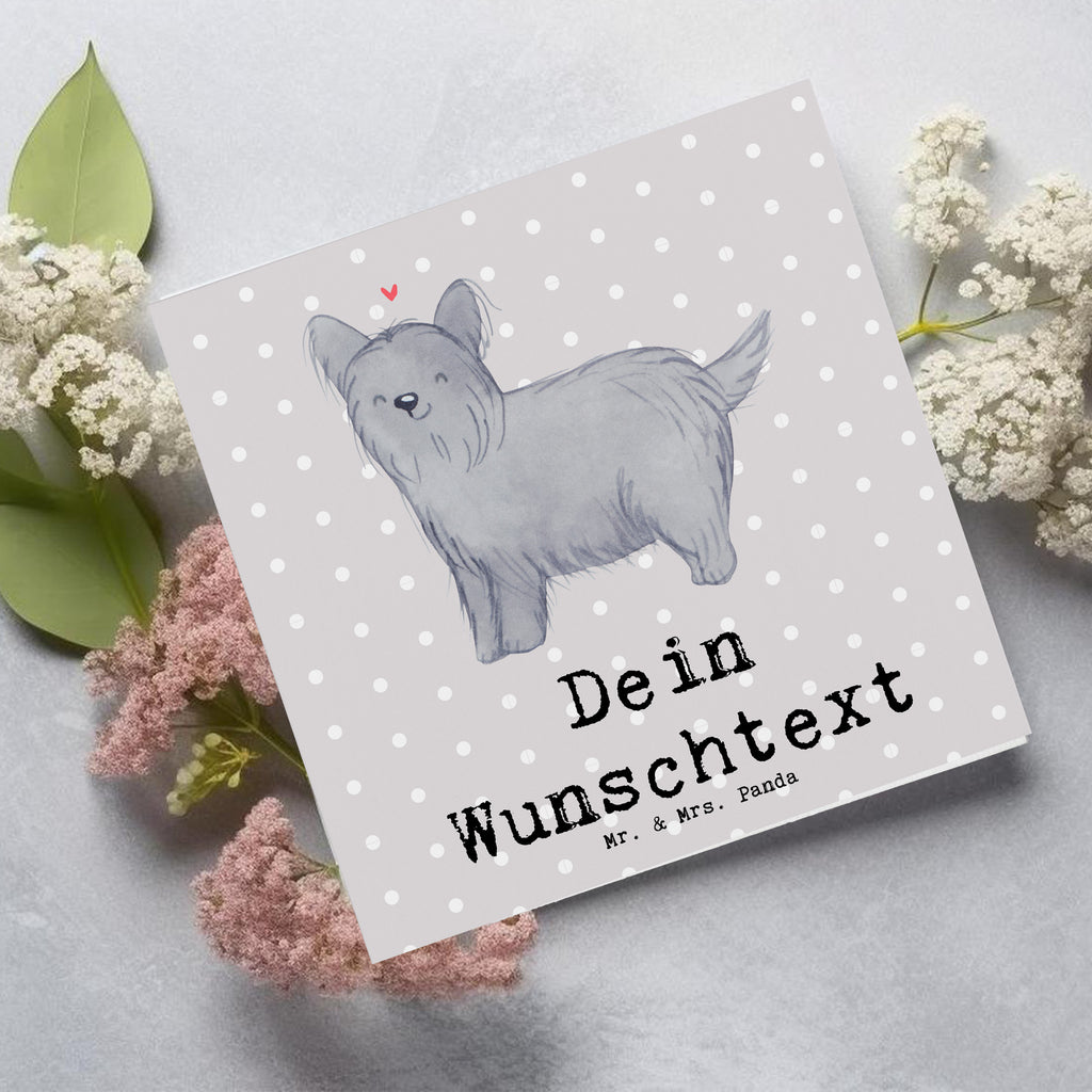 Personalisierte Deluxe Karte Skye Terrier Lebensretter Personalisierte Grußkarte, Personalisiertere Klappkarte, Personalisierte Einladungskarte, Personalisierte Glückwunschkarte, Personalisierte Hochzeitskarte, Personalisierte Geburtstagskarte, Grußkarte mit Namen, Grußkarte selber drucken, Grußkarte selbst gestalten, Grußkarte mit persönlichen Nachrichten, Grußkarte als Geldgeschenk, Grußkarten personalisiert, Personalisierte Karte, Hund, Hunderasse, Rassehund, Hundebesitzer, Geschenk, Tierfreund, Schenken, Welpe, Skye Terrier, Terrier