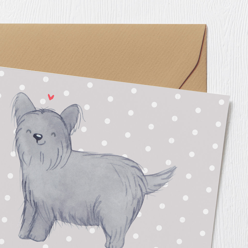 Personalisierte Deluxe Karte Skye Terrier Lebensretter Personalisierte Grußkarte, Personalisiertere Klappkarte, Personalisierte Einladungskarte, Personalisierte Glückwunschkarte, Personalisierte Hochzeitskarte, Personalisierte Geburtstagskarte, Grußkarte mit Namen, Grußkarte selber drucken, Grußkarte selbst gestalten, Grußkarte mit persönlichen Nachrichten, Grußkarte als Geldgeschenk, Grußkarten personalisiert, Personalisierte Karte, Hund, Hunderasse, Rassehund, Hundebesitzer, Geschenk, Tierfreund, Schenken, Welpe, Skye Terrier, Terrier