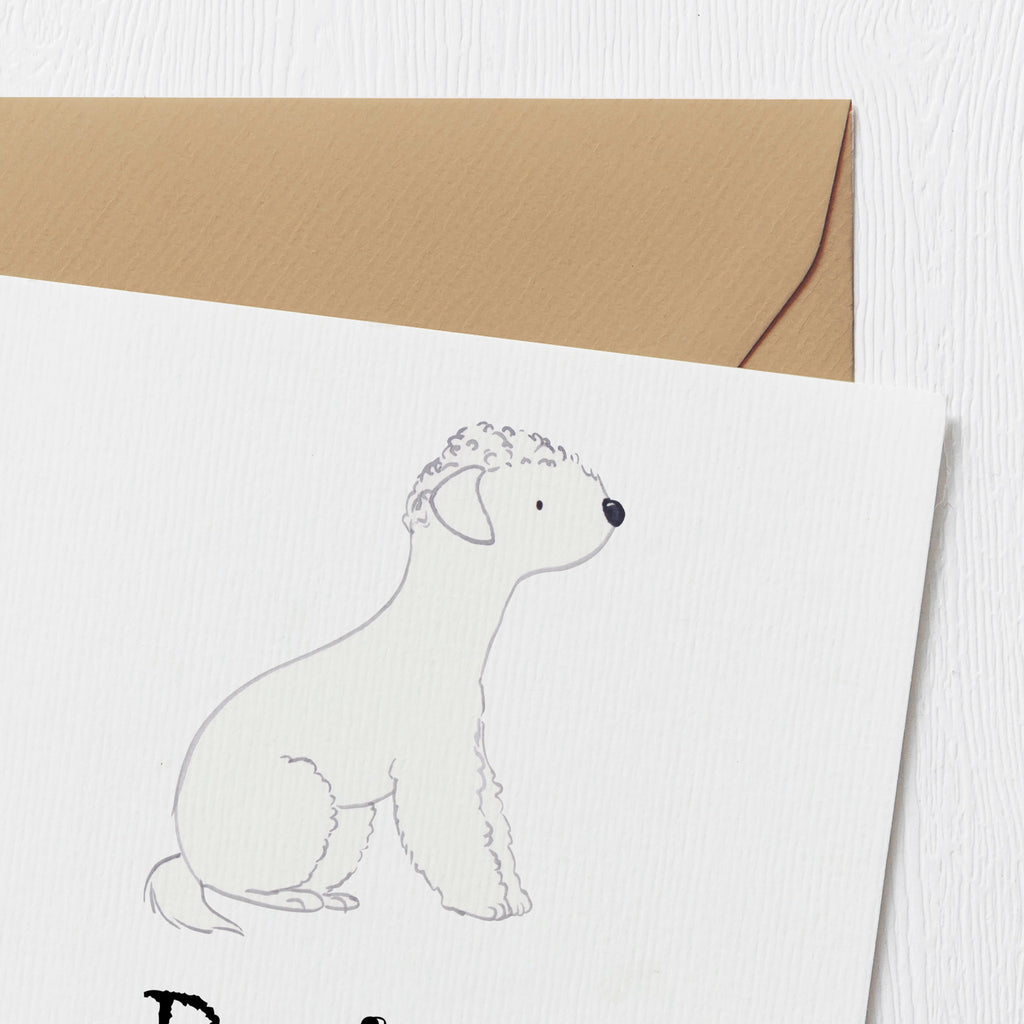 Personalisierte Deluxe Karte Bedlington Terrier Lebensretter Personalisierte Grußkarte, Personalisiertere Klappkarte, Personalisierte Einladungskarte, Personalisierte Glückwunschkarte, Personalisierte Hochzeitskarte, Personalisierte Geburtstagskarte, Grußkarte mit Namen, Grußkarte selber drucken, Grußkarte selbst gestalten, Grußkarte mit persönlichen Nachrichten, Grußkarte als Geldgeschenk, Grußkarten personalisiert, Personalisierte Karte, Hund, Hunderasse, Rassehund, Hundebesitzer, Geschenk, Tierfreund, Schenken, Welpe, Bedlington Terrier, Terrier