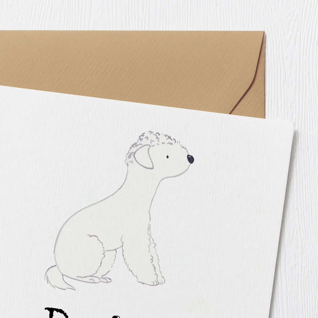 Personalisierte Deluxe Karte Bedlington Terrier Lebensretter Personalisierte Grußkarte, Personalisiertere Klappkarte, Personalisierte Einladungskarte, Personalisierte Glückwunschkarte, Personalisierte Hochzeitskarte, Personalisierte Geburtstagskarte, Grußkarte mit Namen, Grußkarte selber drucken, Grußkarte selbst gestalten, Grußkarte mit persönlichen Nachrichten, Grußkarte als Geldgeschenk, Grußkarten personalisiert, Personalisierte Karte, Hund, Hunderasse, Rassehund, Hundebesitzer, Geschenk, Tierfreund, Schenken, Welpe, Bedlington Terrier, Terrier