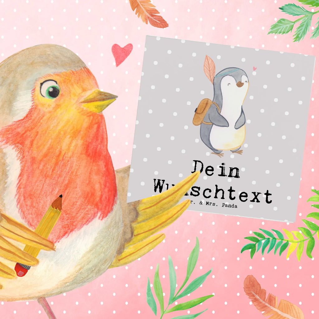 Personalisierte Deluxe Karte Pinguin Ausflug Personalisierte Grußkarte, Personalisiertere Klappkarte, Personalisierte Einladungskarte, Personalisierte Glückwunschkarte, Personalisierte Hochzeitskarte, Personalisierte Geburtstagskarte, Grußkarte mit Namen, Grußkarte selber drucken, Grußkarte selbst gestalten, Grußkarte mit persönlichen Nachrichten, Grußkarte als Geldgeschenk, Grußkarten personalisiert, Personalisierte Karte, Geschenk, Sport, Sportart, Hobby, Schenken, Danke, Dankeschön, Auszeichnung, Gewinn, Sportler, Ausflüge machen, reisen, Ausflug, Ausflugsziele