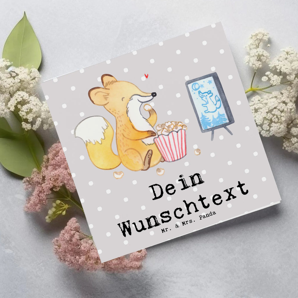 Personalisierte Deluxe Karte Fuchs Filme gucken Personalisierte Grußkarte, Personalisiertere Klappkarte, Personalisierte Einladungskarte, Personalisierte Glückwunschkarte, Personalisierte Hochzeitskarte, Personalisierte Geburtstagskarte, Grußkarte mit Namen, Grußkarte selber drucken, Grußkarte selbst gestalten, Grußkarte mit persönlichen Nachrichten, Grußkarte als Geldgeschenk, Grußkarten personalisiert, Personalisierte Karte, Geschenk, Sport, Sportart, Hobby, Schenken, Danke, Dankeschön, Auszeichnung, Gewinn, Sportler, Filmabend, Filme gucken, TV, Fernsehen, Kino