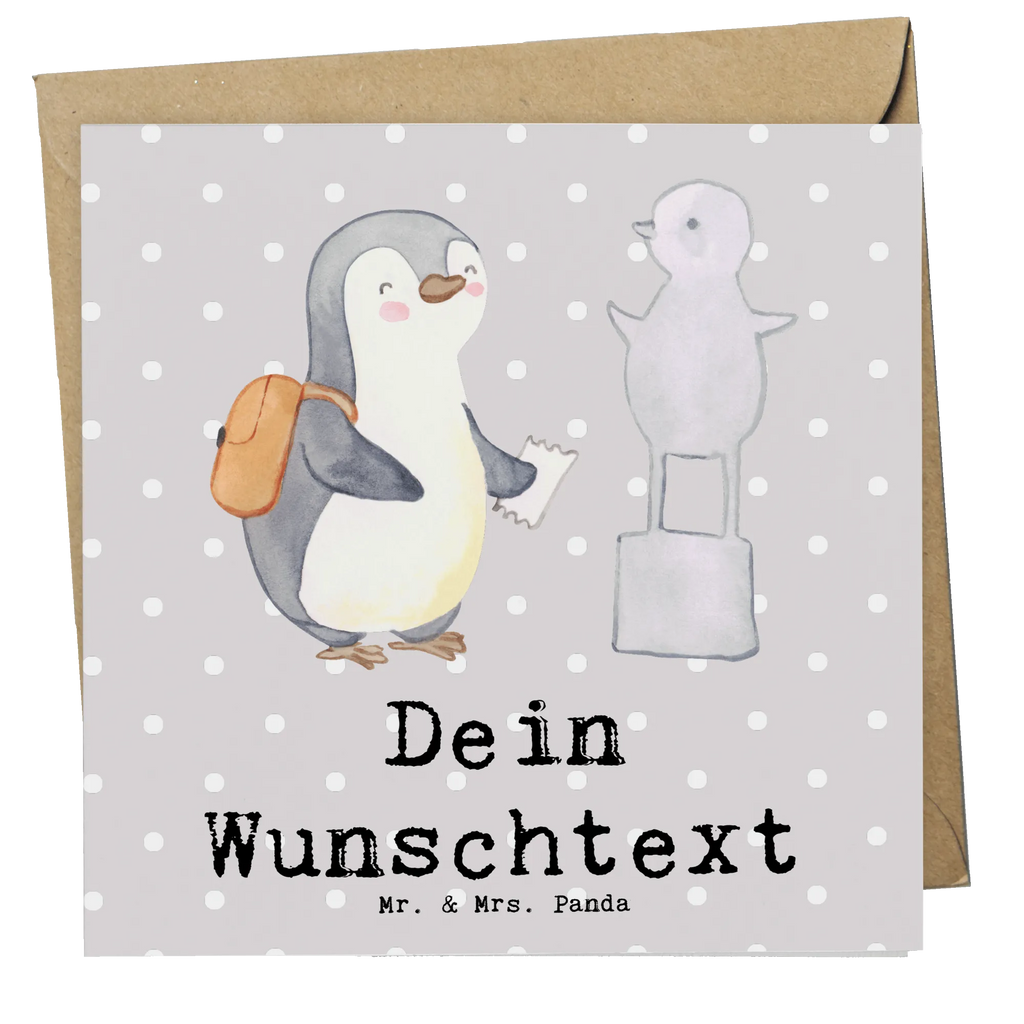 Personalisierte Deluxe Karte Pinguin Museum besuchen Personalisierte Grußkarte, Personalisiertere Klappkarte, Personalisierte Einladungskarte, Personalisierte Glückwunschkarte, Personalisierte Hochzeitskarte, Personalisierte Geburtstagskarte, Grußkarte mit Namen, Grußkarte selber drucken, Grußkarte selbst gestalten, Grußkarte mit persönlichen Nachrichten, Grußkarte als Geldgeschenk, Grußkarten personalisiert, Personalisierte Karte, Geschenk, Sport, Sportart, Hobby, Schenken, Danke, Dankeschön, Auszeichnung, Gewinn, Sportler, Museum besuchen, Museen