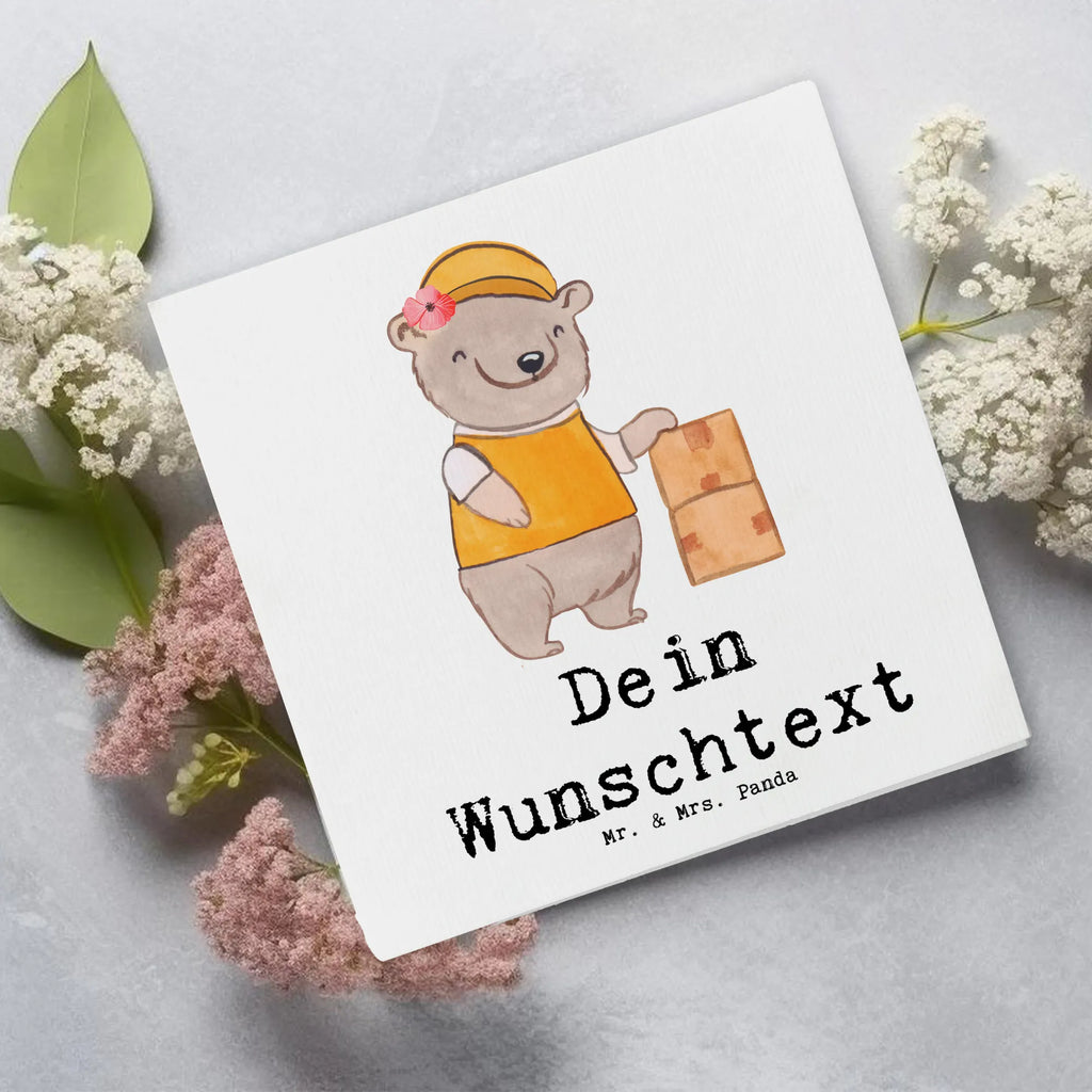 Personalisierte Deluxe Karte Paketzustellerin Herz Personalisierte Grußkarte, Personalisiertere Klappkarte, Personalisierte Einladungskarte, Personalisierte Glückwunschkarte, Personalisierte Hochzeitskarte, Personalisierte Geburtstagskarte, Grußkarte mit Namen, Grußkarte selber drucken, Grußkarte selbst gestalten, Grußkarte mit persönlichen Nachrichten, Grußkarte als Geldgeschenk, Grußkarten personalisiert, Personalisierte Karte, Beruf, Ausbildung, Jubiläum, Abschied, Rente, Kollege, Kollegin, Geschenk, Schenken, Arbeitskollege, Mitarbeiter, Firma, Danke, Dankeschön, Paketzustellerin, Paketbotin, Zustellservice Pakete