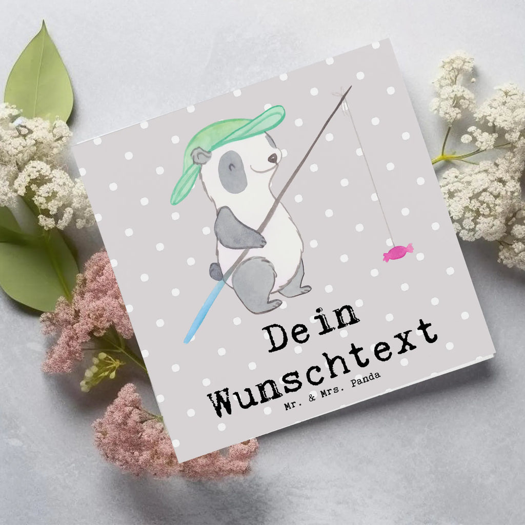 Personalisierte Deluxe Karte Panda Angeln Personalisierte Grußkarte, Personalisiertere Klappkarte, Personalisierte Einladungskarte, Personalisierte Glückwunschkarte, Personalisierte Hochzeitskarte, Personalisierte Geburtstagskarte, Grußkarte mit Namen, Grußkarte selber drucken, Grußkarte selbst gestalten, Grußkarte mit persönlichen Nachrichten, Grußkarte als Geldgeschenk, Grußkarten personalisiert, Personalisierte Karte, Geschenk, Sport, Sportart, Hobby, Schenken, Danke, Dankeschön, Auszeichnung, Gewinn, Sportler, angeln, Angelsport, Angelverein, Angler, angeln gehen, Hobbyangler