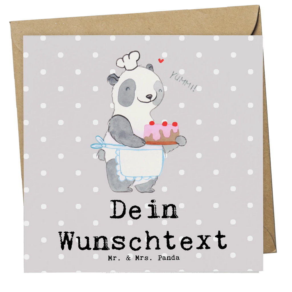 Personalisierte Deluxe Karte Panda Backen Personalisierte Grußkarte, Personalisiertere Klappkarte, Personalisierte Einladungskarte, Personalisierte Glückwunschkarte, Personalisierte Hochzeitskarte, Personalisierte Geburtstagskarte, Grußkarte mit Namen, Grußkarte selber drucken, Grußkarte selbst gestalten, Grußkarte mit persönlichen Nachrichten, Grußkarte als Geldgeschenk, Grußkarten personalisiert, Personalisierte Karte, Geschenk, Sport, Sportart, Hobby, Schenken, Danke, Dankeschön, Auszeichnung, Gewinn, Sportler, backen, Hobbybäcker, Kuchen backen