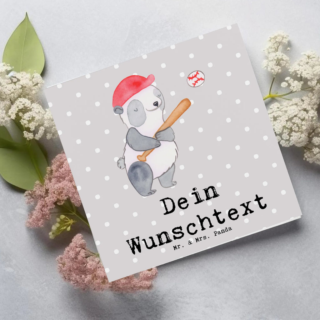 Personalisierte Deluxe Karte Panda Baseball spielen Personalisierte Grußkarte, Personalisiertere Klappkarte, Personalisierte Einladungskarte, Personalisierte Glückwunschkarte, Personalisierte Hochzeitskarte, Personalisierte Geburtstagskarte, Grußkarte mit Namen, Grußkarte selber drucken, Grußkarte selbst gestalten, Grußkarte mit persönlichen Nachrichten, Grußkarte als Geldgeschenk, Grußkarten personalisiert, Personalisierte Karte, Geschenk, Sport, Sportart, Hobby, Schenken, Danke, Dankeschön, Auszeichnung, Gewinn, Sportler, Baseball spielen, Baseball Spielen, Baseball Match, Ballsport, Baseballplatz, Baseballverein