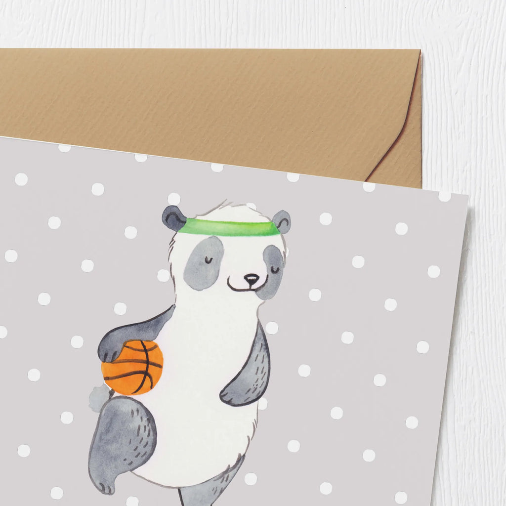 Personalisierte Deluxe Karte Panda Basketball Personalisierte Grußkarte, Personalisiertere Klappkarte, Personalisierte Einladungskarte, Personalisierte Glückwunschkarte, Personalisierte Hochzeitskarte, Personalisierte Geburtstagskarte, Grußkarte mit Namen, Grußkarte selber drucken, Grußkarte selbst gestalten, Grußkarte mit persönlichen Nachrichten, Grußkarte als Geldgeschenk, Grußkarten personalisiert, Personalisierte Karte, Geschenk, Sport, Sportart, Hobby, Schenken, Danke, Dankeschön, Auszeichnung, Gewinn, Sportler, Basketball, Basketball Verein, Basketball Verband, Basketballplatz