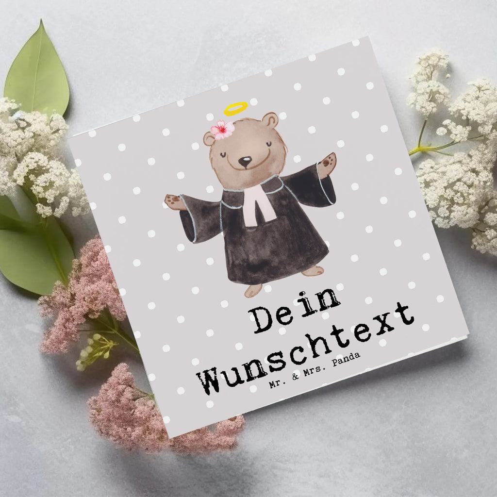 Personalisierte Deluxe Karte Pfarrerin Herz Personalisierte Grußkarte, Personalisiertere Klappkarte, Personalisierte Einladungskarte, Personalisierte Glückwunschkarte, Personalisierte Hochzeitskarte, Personalisierte Geburtstagskarte, Grußkarte mit Namen, Grußkarte selber drucken, Grußkarte selbst gestalten, Grußkarte mit persönlichen Nachrichten, Grußkarte als Geldgeschenk, Grußkarten personalisiert, Personalisierte Karte, Beruf, Ausbildung, Jubiläum, Abschied, Rente, Kollege, Kollegin, Geschenk, Schenken, Arbeitskollege, Mitarbeiter, Firma, Danke, Dankeschön, Pastorin, Dienerin Gottes<br />Geistliche, Pfarrerin, Predigerin<br />Priesterin, Theologin, Kirche