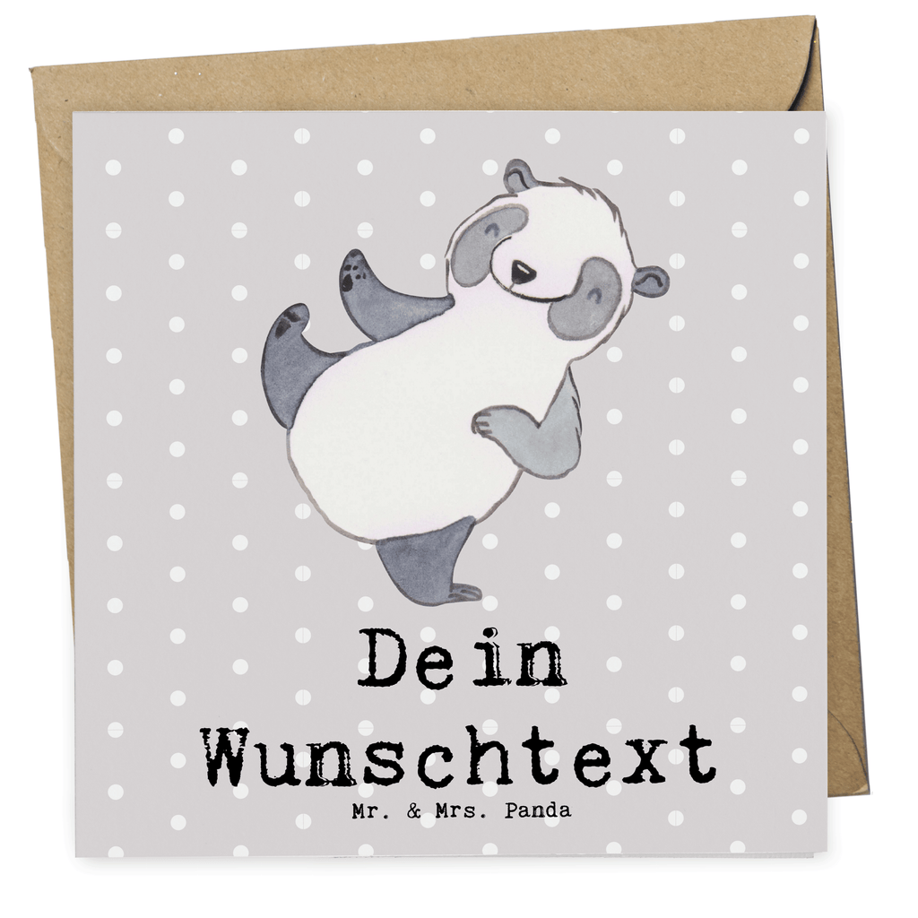 Personalisierte Deluxe Karte Panda Kampfkunst Personalisierte Grußkarte, Personalisiertere Klappkarte, Personalisierte Einladungskarte, Personalisierte Glückwunschkarte, Personalisierte Hochzeitskarte, Personalisierte Geburtstagskarte, Grußkarte mit Namen, Grußkarte selber drucken, Grußkarte selbst gestalten, Grußkarte mit persönlichen Nachrichten, Grußkarte als Geldgeschenk, Grußkarten personalisiert, Personalisierte Karte, Geschenk, Sport, Sportart, Hobby, Schenken, Danke, Dankeschön, Auszeichnung, Gewinn, Sportler, Kampfkunst, Kampfsportarten, Selbstverteidigung