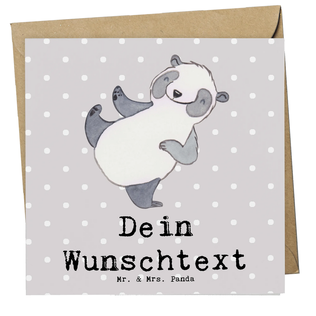 Personalisierte Deluxe Karte Panda Kampfkunst Personalisierte Grußkarte, Personalisiertere Klappkarte, Personalisierte Einladungskarte, Personalisierte Glückwunschkarte, Personalisierte Hochzeitskarte, Personalisierte Geburtstagskarte, Grußkarte mit Namen, Grußkarte selber drucken, Grußkarte selbst gestalten, Grußkarte mit persönlichen Nachrichten, Grußkarte als Geldgeschenk, Grußkarten personalisiert, Personalisierte Karte, Geschenk, Sport, Sportart, Hobby, Schenken, Danke, Dankeschön, Auszeichnung, Gewinn, Sportler, Kampfkunst, Kampfsportarten, Selbstverteidigung