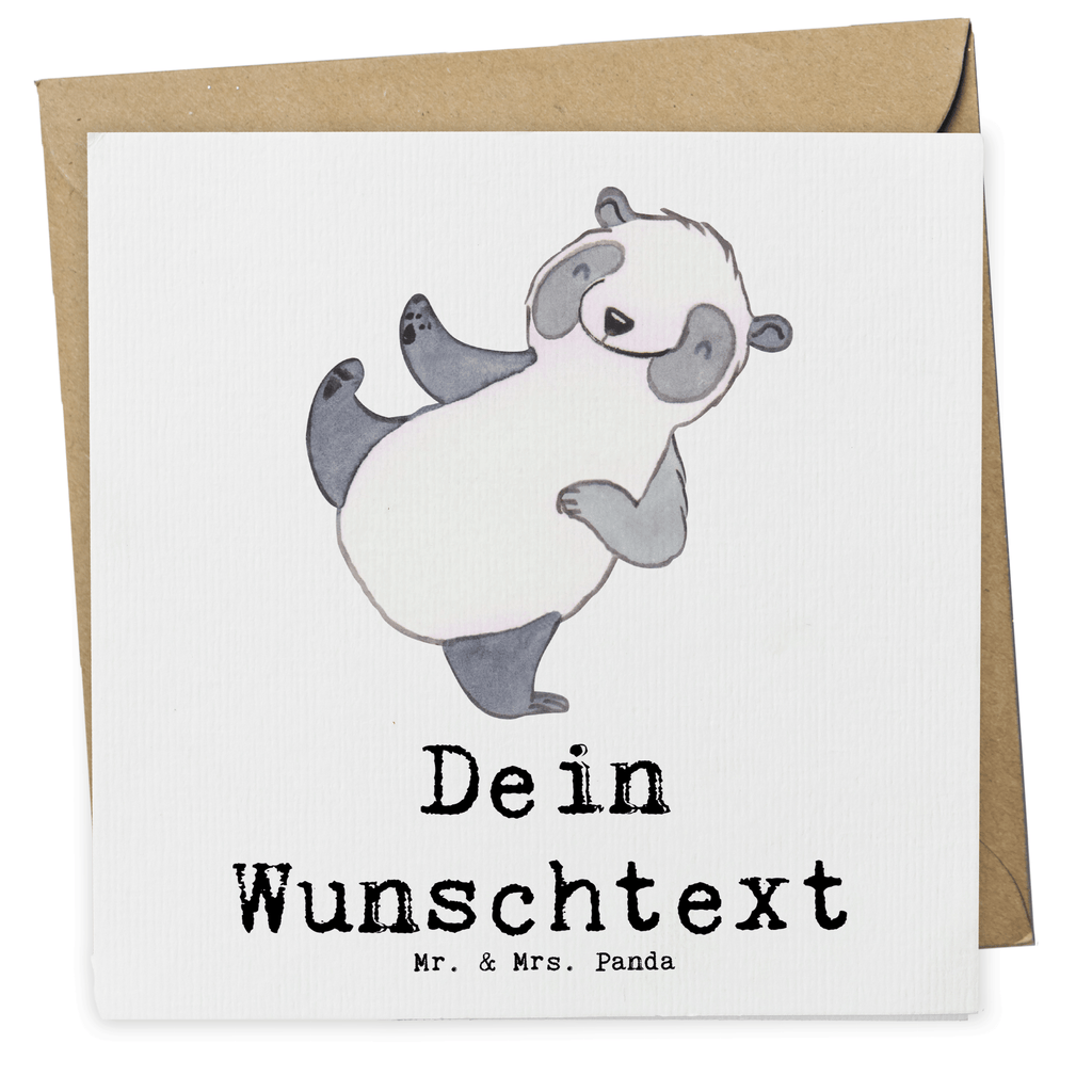 Personalisierte Deluxe Karte Panda Kampfkunst Personalisierte Grußkarte, Personalisiertere Klappkarte, Personalisierte Einladungskarte, Personalisierte Glückwunschkarte, Personalisierte Hochzeitskarte, Personalisierte Geburtstagskarte, Grußkarte mit Namen, Grußkarte selber drucken, Grußkarte selbst gestalten, Grußkarte mit persönlichen Nachrichten, Grußkarte als Geldgeschenk, Grußkarten personalisiert, Personalisierte Karte, Geschenk, Sport, Sportart, Hobby, Schenken, Danke, Dankeschön, Auszeichnung, Gewinn, Sportler, Kampfkunst, Kampfsportarten, Selbstverteidigung