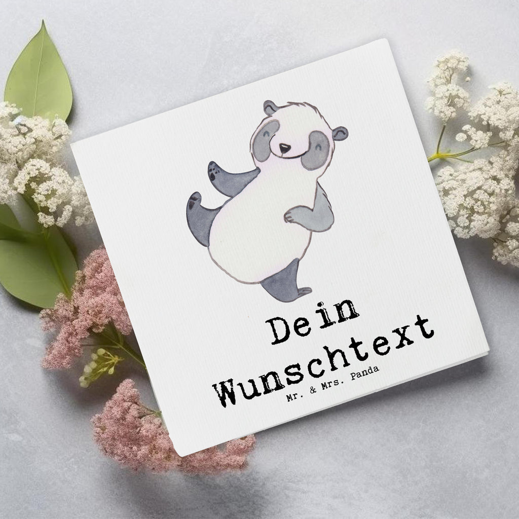 Personalisierte Deluxe Karte Panda Kampfkunst Personalisierte Grußkarte, Personalisiertere Klappkarte, Personalisierte Einladungskarte, Personalisierte Glückwunschkarte, Personalisierte Hochzeitskarte, Personalisierte Geburtstagskarte, Grußkarte mit Namen, Grußkarte selber drucken, Grußkarte selbst gestalten, Grußkarte mit persönlichen Nachrichten, Grußkarte als Geldgeschenk, Grußkarten personalisiert, Personalisierte Karte, Geschenk, Sport, Sportart, Hobby, Schenken, Danke, Dankeschön, Auszeichnung, Gewinn, Sportler, Kampfkunst, Kampfsportarten, Selbstverteidigung