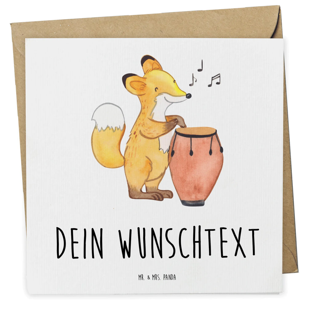 Personalisierte Deluxe Karte Fuchs Congas Personalisierte Grußkarte, Personalisiertere Klappkarte, Personalisierte Einladungskarte, Personalisierte Glückwunschkarte, Personalisierte Hochzeitskarte, Personalisierte Geburtstagskarte, Grußkarte mit Namen, Grußkarte selber drucken, Grußkarte selbst gestalten, Grußkarte mit persönlichen Nachrichten, Grußkarte als Geldgeschenk, Grußkarten personalisiert, Personalisierte Karte, Instrumente, Geschenke Musiker, Musikliebhaber, Fuchs, Congas, Rhythmus, Trommel, Tanzmusik