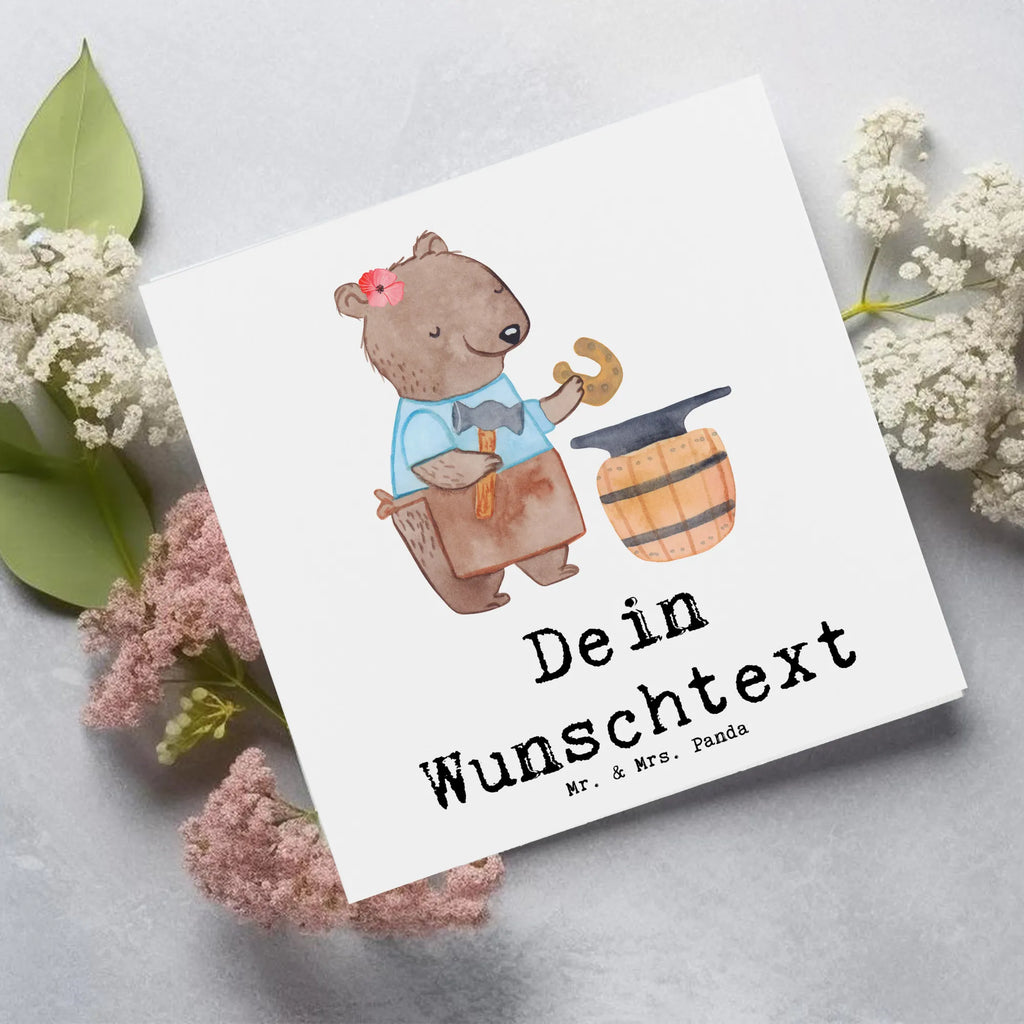 Personalisierte Deluxe Karte Schmiedin Herz Personalisierte Grußkarte, Personalisiertere Klappkarte, Personalisierte Einladungskarte, Personalisierte Glückwunschkarte, Personalisierte Hochzeitskarte, Personalisierte Geburtstagskarte, Grußkarte mit Namen, Grußkarte selber drucken, Grußkarte selbst gestalten, Grußkarte mit persönlichen Nachrichten, Grußkarte als Geldgeschenk, Grußkarten personalisiert, Personalisierte Karte, Beruf, Ausbildung, Jubiläum, Abschied, Rente, Kollege, Kollegin, Geschenk, Schenken, Arbeitskollege, Mitarbeiter, Firma, Danke, Dankeschön