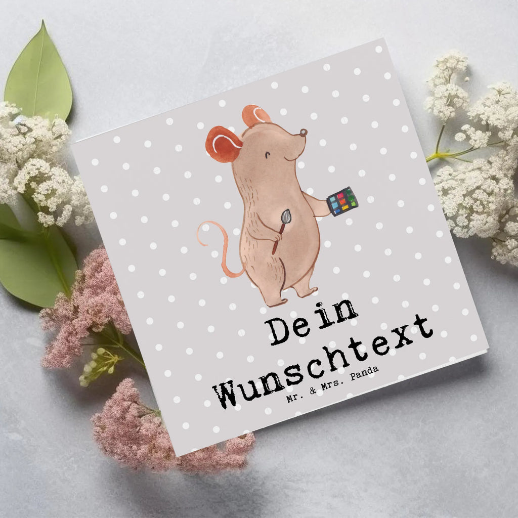 Personalisierte Deluxe Karte Maskenbildner Herz Personalisierte Grußkarte, Personalisiertere Klappkarte, Personalisierte Einladungskarte, Personalisierte Glückwunschkarte, Personalisierte Hochzeitskarte, Personalisierte Geburtstagskarte, Grußkarte mit Namen, Grußkarte selber drucken, Grußkarte selbst gestalten, Grußkarte mit persönlichen Nachrichten, Grußkarte als Geldgeschenk, Grußkarten personalisiert, Personalisierte Karte, Beruf, Ausbildung, Jubiläum, Abschied, Rente, Kollege, Kollegin, Geschenk, Schenken, Arbeitskollege, Mitarbeiter, Firma, Danke, Dankeschön, Kosmetiker, Make Up Artist, Maskenbildner, Visagist, Beauty Salon, Kosmetikstudio, Eröffnung