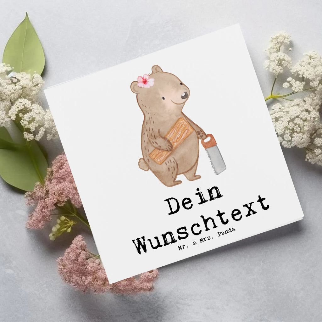 Personalisierte Deluxe Karte Tischlerin Herz Personalisierte Grußkarte, Personalisiertere Klappkarte, Personalisierte Einladungskarte, Personalisierte Glückwunschkarte, Personalisierte Hochzeitskarte, Personalisierte Geburtstagskarte, Grußkarte mit Namen, Grußkarte selber drucken, Grußkarte selbst gestalten, Grußkarte mit persönlichen Nachrichten, Grußkarte als Geldgeschenk, Grußkarten personalisiert, Personalisierte Karte, Beruf, Ausbildung, Jubiläum, Abschied, Rente, Kollege, Kollegin, Geschenk, Schenken, Arbeitskollege, Mitarbeiter, Firma, Danke, Dankeschön