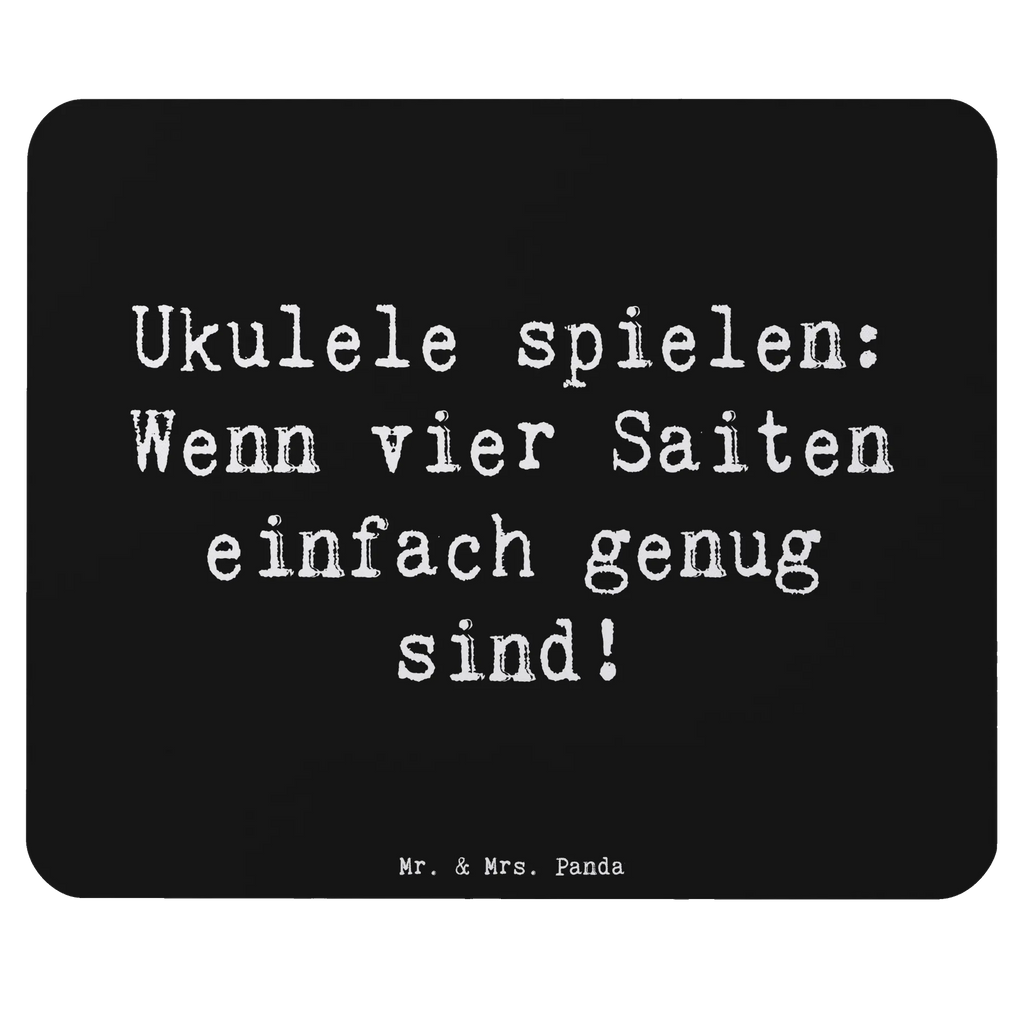 Mauspad Spruch Ukulele Freude